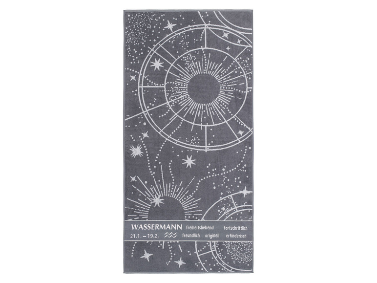 Gehe zu Vollbildansicht: Gözze Saunatuch »Sternzeichen«, reine Baumwolle, 80 x 180 cm - Bild 95