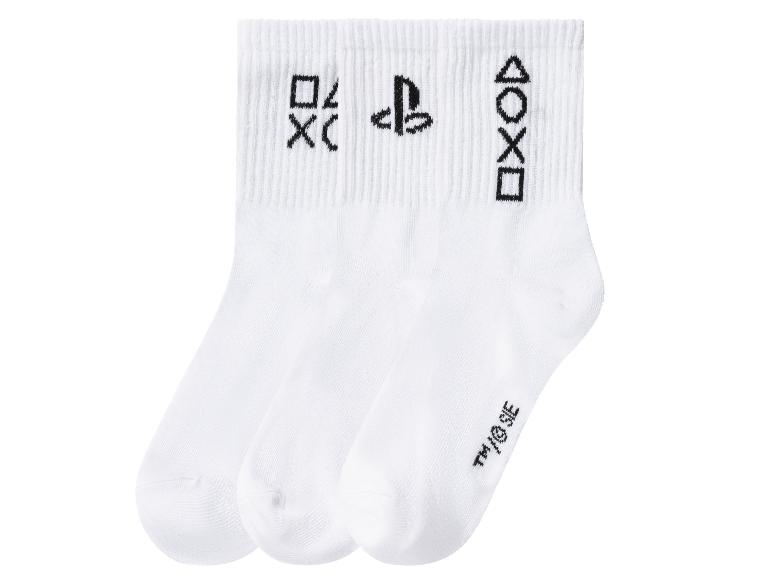 Gehe zu Vollbildansicht: PLAYSTATION / XBOX Kinder Socken, 3 Paar, mit Baumwolle - Bild 10