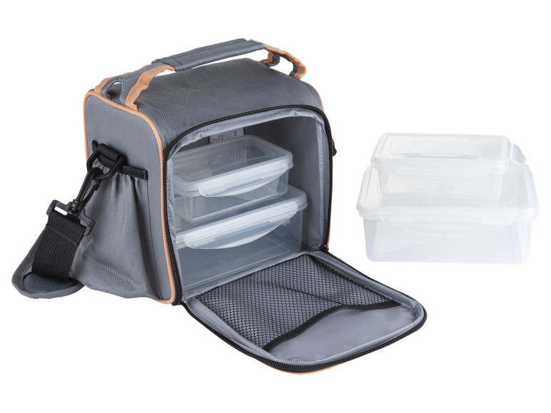 ERNESTO® Kühltasche mit 5-teilig Lunchboxen
