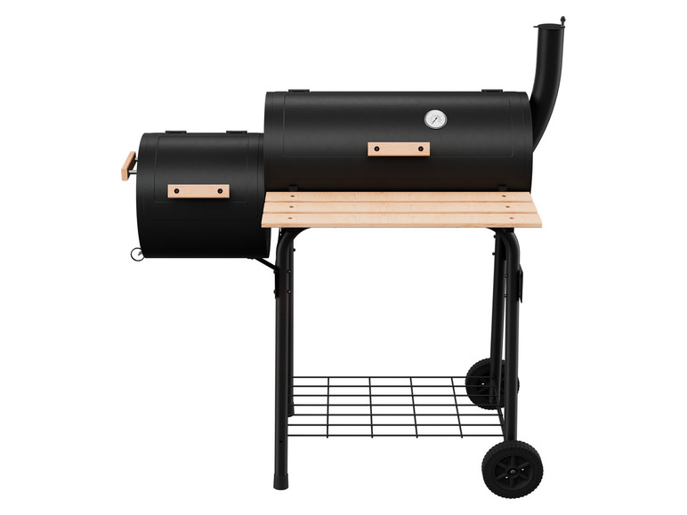 GRILLMEISTER Holzkohle-Smokergrill »GMS A1«, separater 92 mit Brennkammer