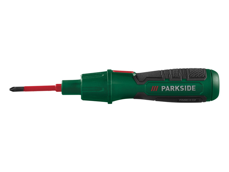 Gehe zu Vollbildansicht: PARKSIDE® 4 V Akku-Schraubendreher »PASD 4 C2«, mit 6 isolierten Spezial-Bits bis 1000 V - Bild 6