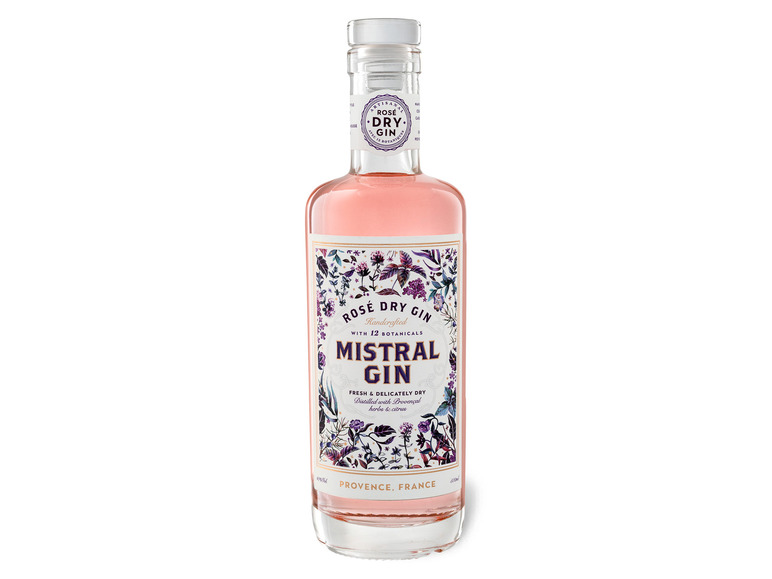 Mistral Rosé Dry Gin Vol 40