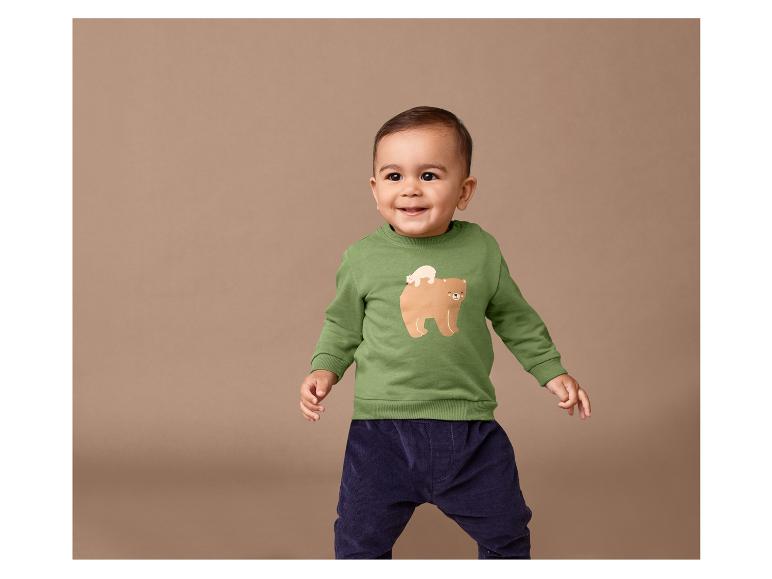 Gehe zu Vollbildansicht: lupilu® Baby Sweatshirt, mit hohem Baumwollanteil - Bild 6