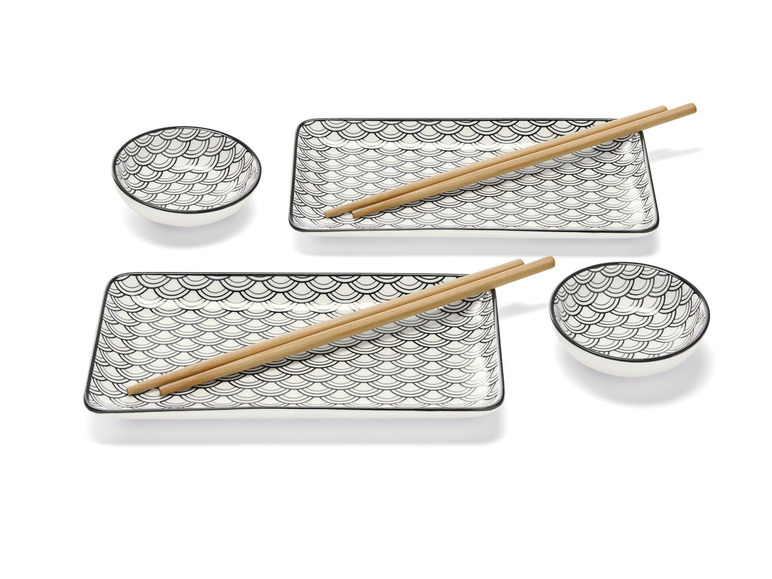 ERNESTO® Sushi + Porzellan Maker Kit Sushi-Set