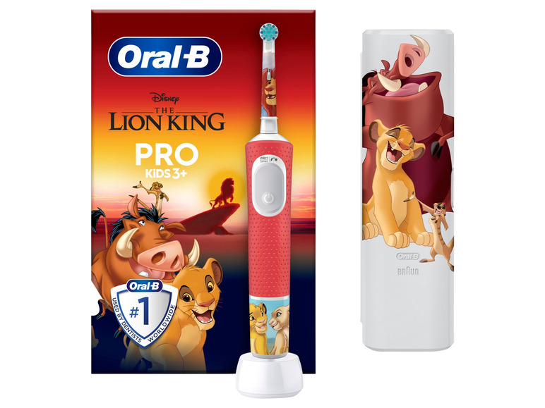 Gehe zu Vollbildansicht: Oral-B Pro Kids König der Löwen Elektrische Zahnbürste - Bild 1