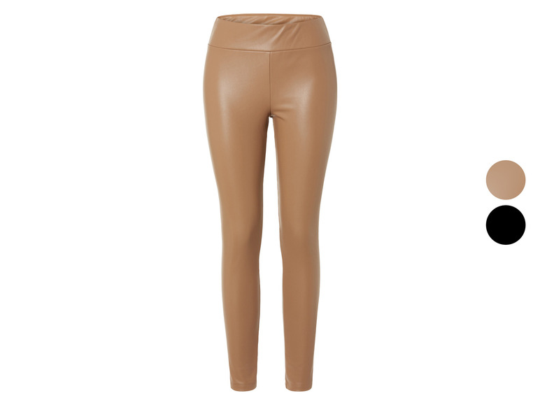 esmara® Damen Leggings in Lederoptik