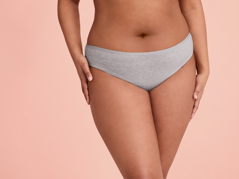 Gehe zu Vollbildansicht: esmara® Damen Slips, 5 Stück, hoher Baumwollanteil - Bild 4