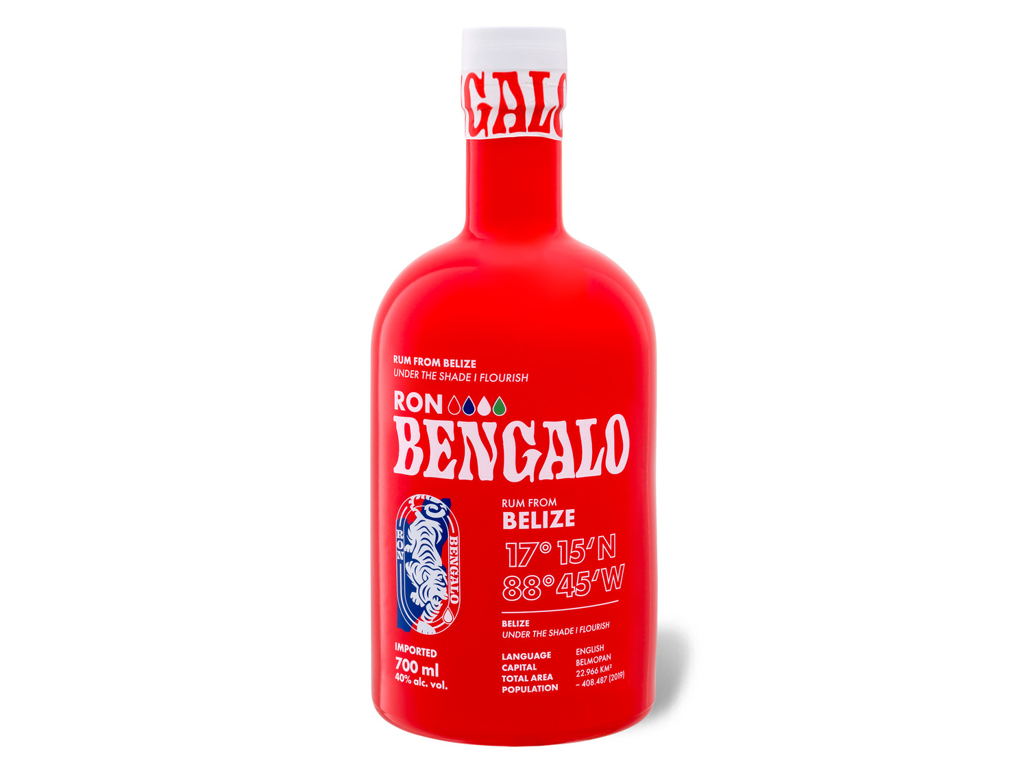 Ron Bengalo 40% LIDL Vol Rum online Belize | kaufen
