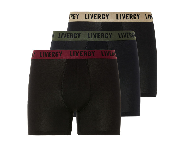 Gehe zu Vollbildansicht: LIVERGY® Herren Boxer, 3 Stück, hoher Baumwollanteil - Bild 83