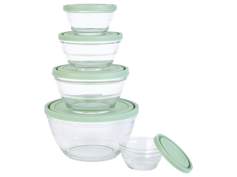 Gehe zu Vollbildansicht: LIVARNO home Glasschüssel-Set, 5 Stück - Bild 9