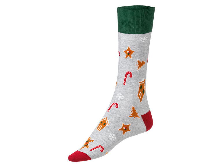 Gehe zu Vollbildansicht: LIVERGY® Herren Socken, 3 Paar, mit weihnachtlichen Motiven - Bild 4