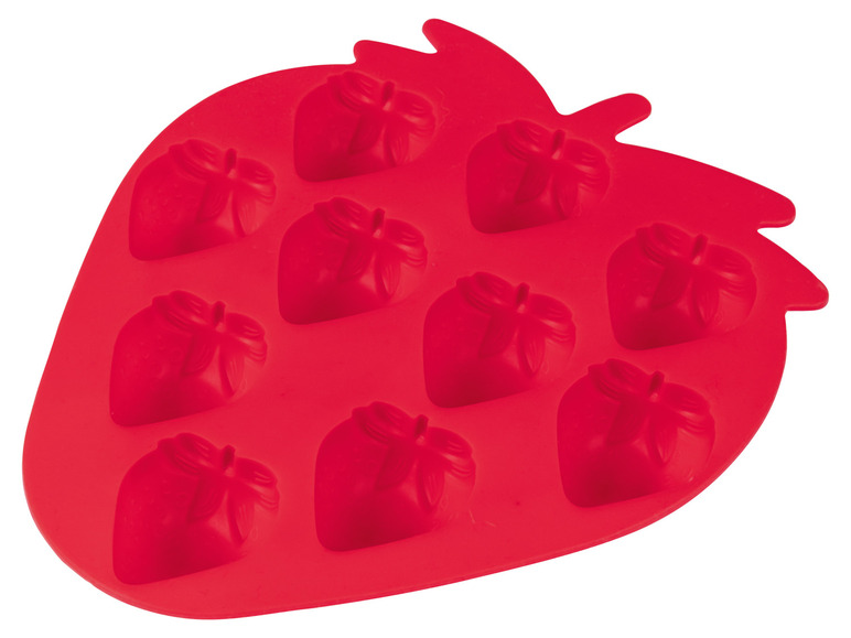 Gehe zu Vollbildansicht: ERNESTO® Eiswürfelform „Erdbeere“ \ „Ananas“ \ „Melone“ \ „Kaktus“, spülmaschinengeeignet - Bild 5