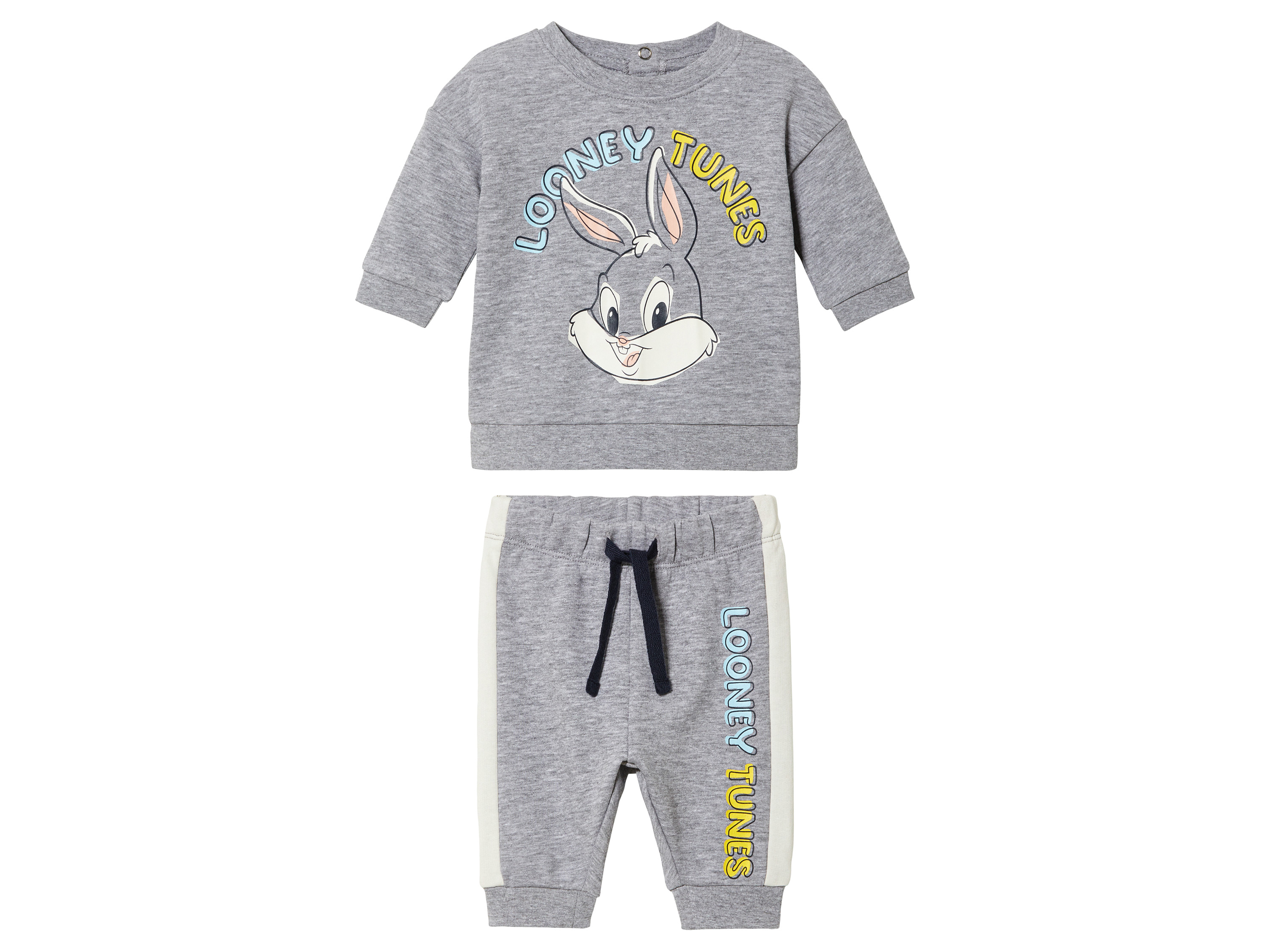 Baby Jogginganzug mit Looney Tunes-Motiv (grau, 50/56) 50/56