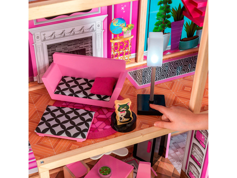 KidKraft Puppenhaus »Shimmer Mansion«, 8 Räumen mit