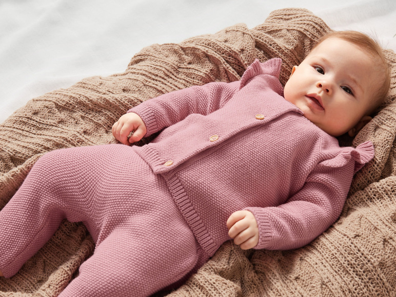 Gehe zu Vollbildansicht: lupilu® Baby Strickjacke aus reiner Baumwolle - Bild 6