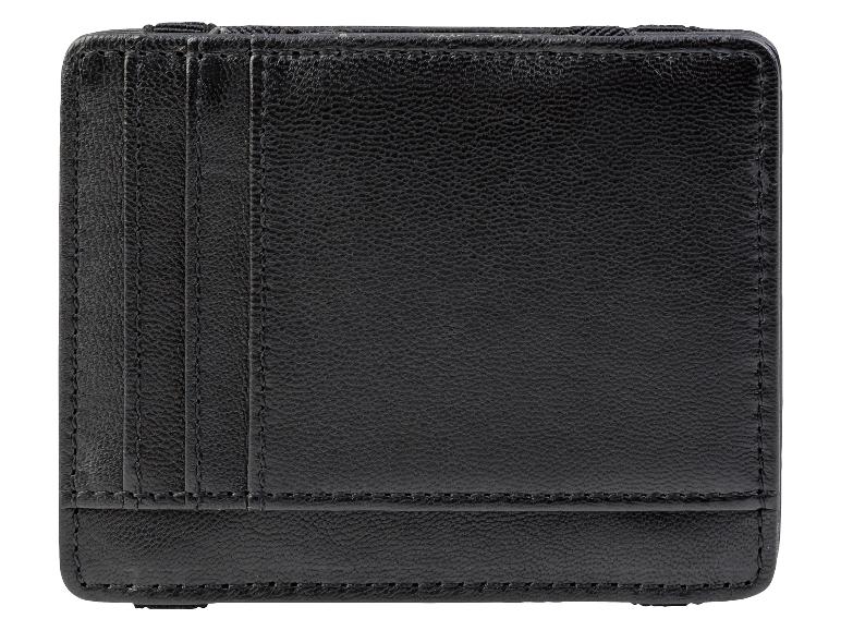 Gehe zu Vollbildansicht: LIVERGY® Herren Magic Wallet \ Leder-Geldbörse aus Leder - Bild 5