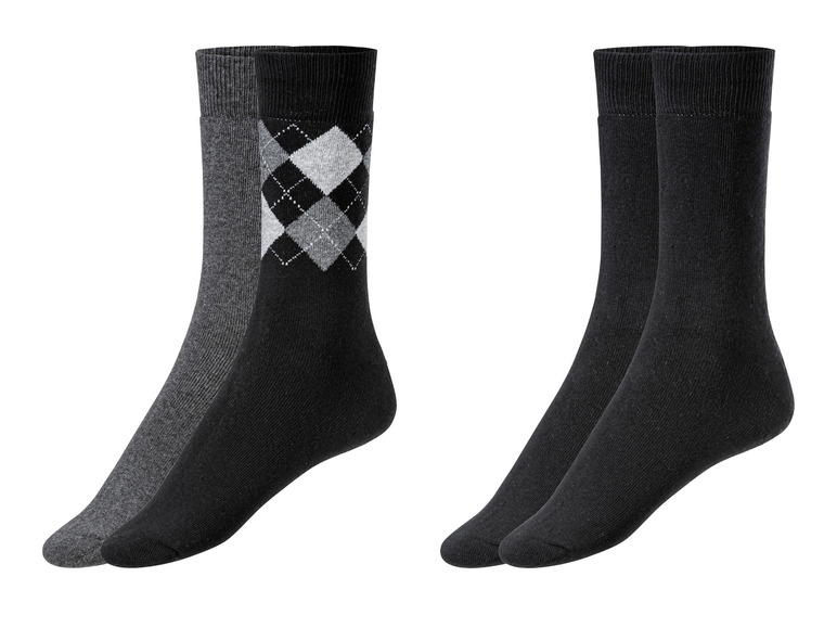 Gehe zu Vollbildansicht: LIVERGY® Herren Thermosocken, 2 Paar, mit Bio-Baumwolle - Bild 1