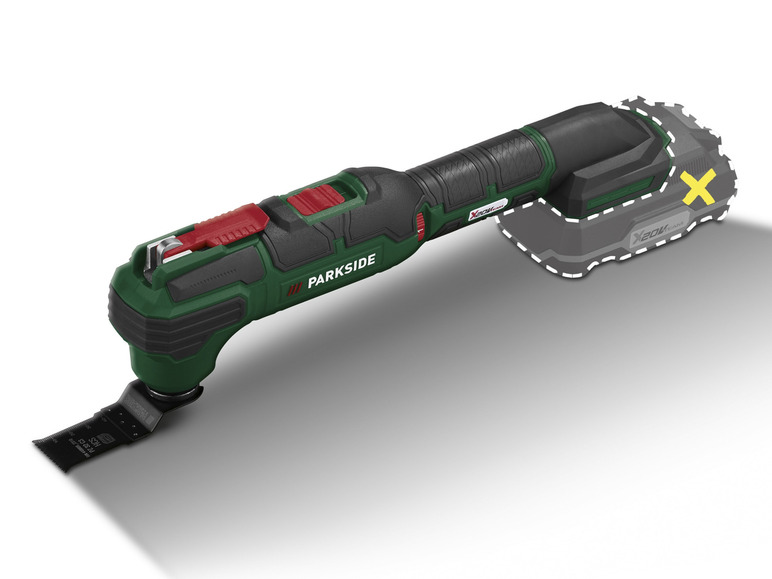 PARKSIDE® 20 V Akku-Multifunktionswerkzeug »PAMFW 20 -Li C3«, ohne Akku und Ladegerät