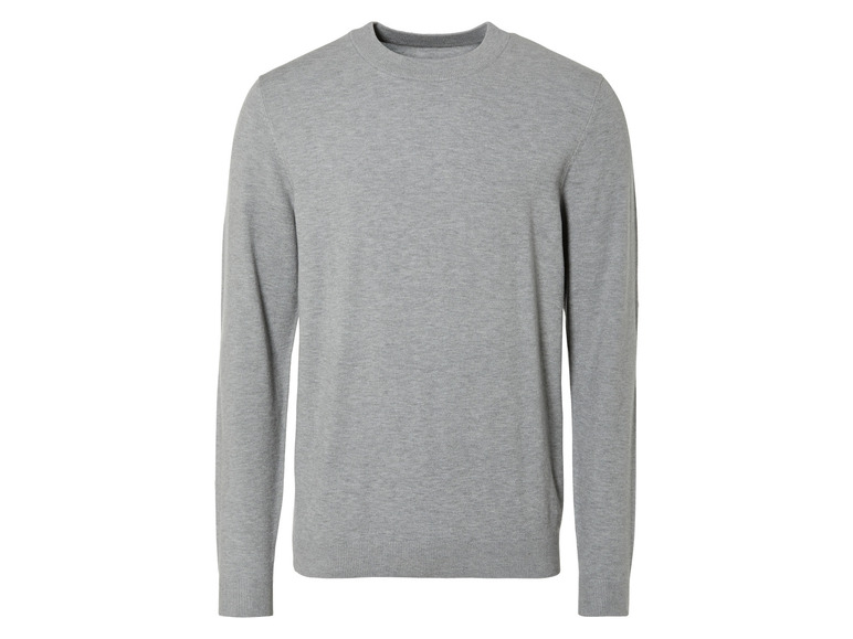 Gehe zu Vollbildansicht: LIVERGY® Herren Strickpullover, mit Rundhalsausschnitt - Bild 2