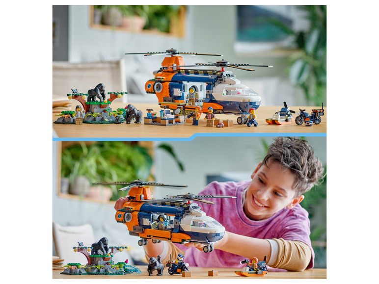 Gehe zu Vollbildansicht: LEGO® City 60437 »Dschungelforscher-Hubschrauber« - Bild 2