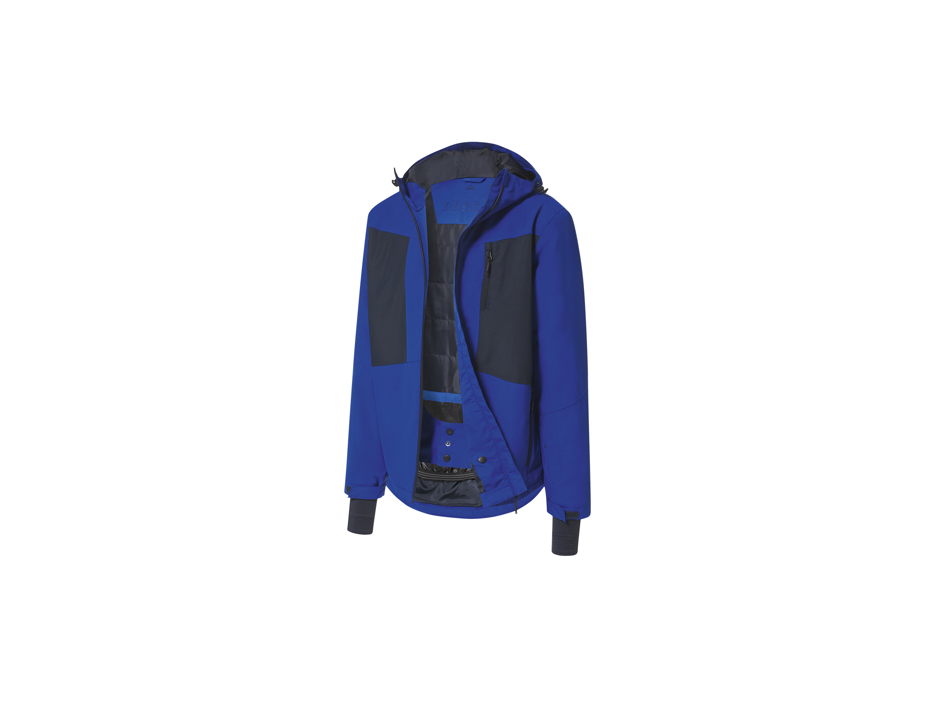 CRIVIT Herren Skijacke (blau, XL (56/58)) XL (56/58)