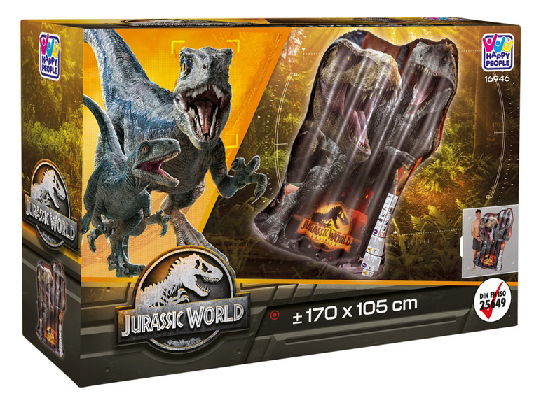 Gehe zu Vollbildansicht: Jurassic World Floater, XXL Luftmatratze, 170 x 105 cm - Bild 4