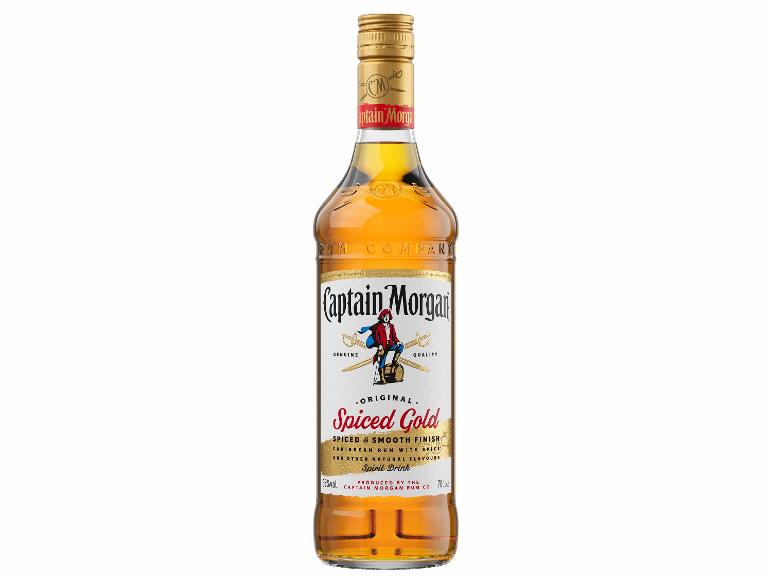 Gehe zu Vollbildansicht: Captain Morgan Spiced Gold (Rum-Basis) 35% Vol - Bild 1