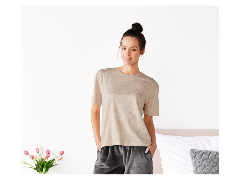 Gehe zu Vollbildansicht: esmara® Damen Pyjama-Set, 3-teilig, mit Rundhalsausschnitt - Bild 16