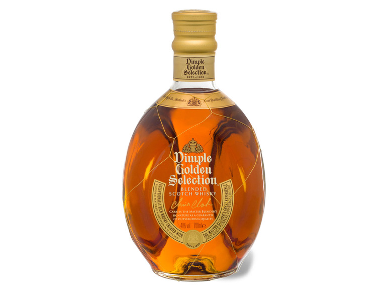 Selection Golden Whisky Blended 40% Dimple Scotch Vol