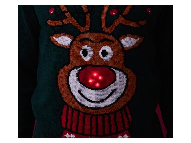 Gehe zu Vollbildansicht: LIVERGY® Herren Weihnachtspullover, mit LED-Effekt - Bild 15