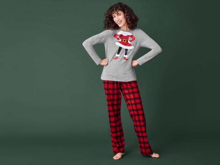 Gehe zu Vollbildansicht: esmara® Damen Pyjama mit weihnachtlichem Motiv - Bild 4