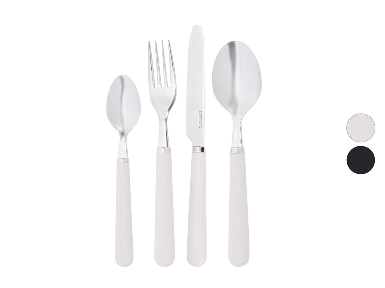 ERNESTO® Edelstahl-Besteck-Set, 24-teilig