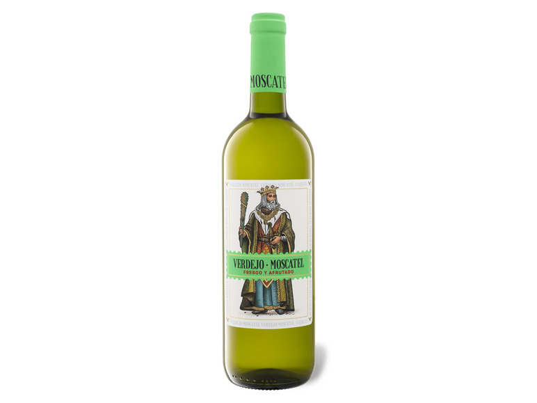 Vino trocken, Weißwein Blanco Moscatel Verdejo 2021