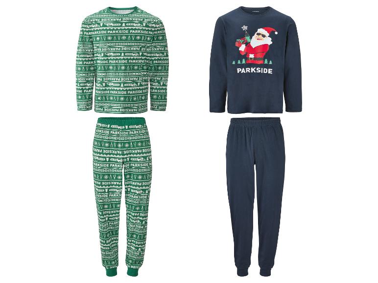 Gehe zu Vollbildansicht: PARKSIDE® Herren Pyjama, im weihnachtlichen Look - Bild 1