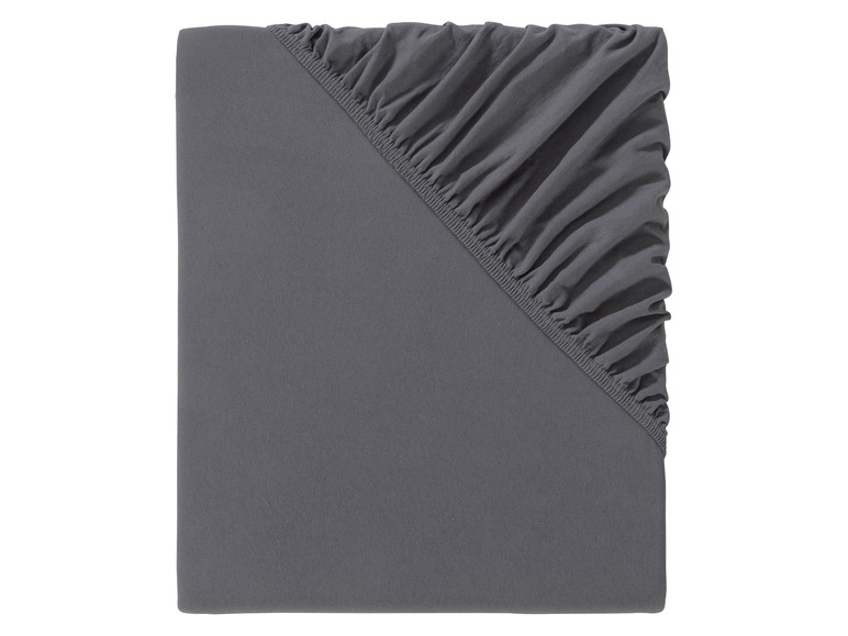 Gehe zu Vollbildansicht: LIVARNO home Bi-Elastic Jersey Spannbettlaken, 180-200 x 200 cm - Bild 4