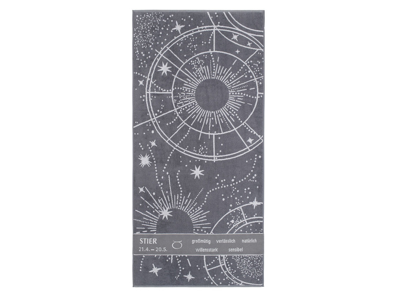Gehe zu Vollbildansicht: Gözze Saunatuch »Sternzeichen«, reine Baumwolle, 80 x 180 cm - Bild 75