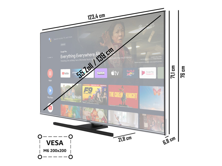 Gehe zu Vollbildansicht: TELEFUNKEN Fernseher »QUAN900M« QLED Android Smart TV 4K UHD - Bild 12