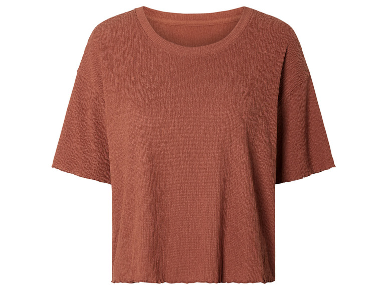 Gehe zu Vollbildansicht: esmara® Damen Oversize-T-Shirt mit Rundhalsausschnitt - Bild 2