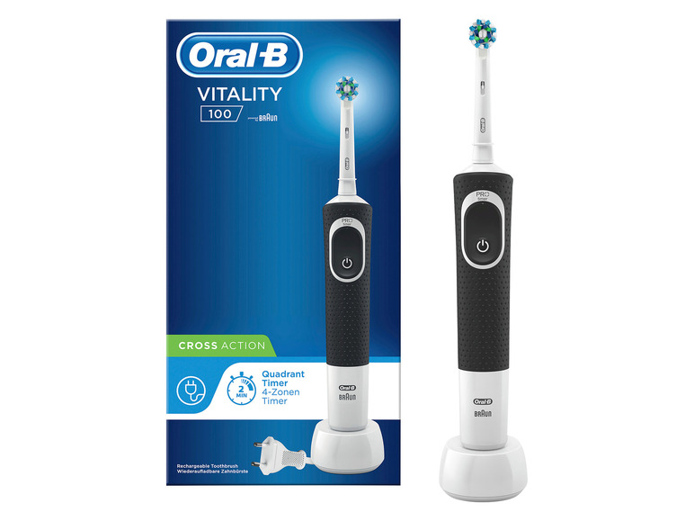 Gehe zu Vollbildansicht: Oral-B CrossAction Elektrische Zahnbürste »Vitality100«, mit 2D-Reinigungstechnologie - Bild 1