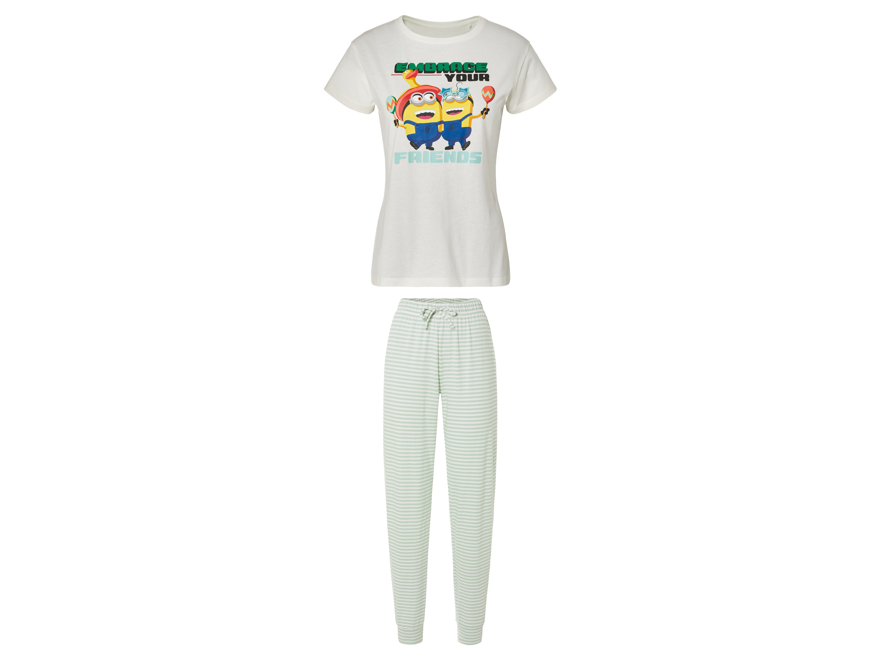 Damen Pyjama (Minions, XS (32/34)) XS (32/34)