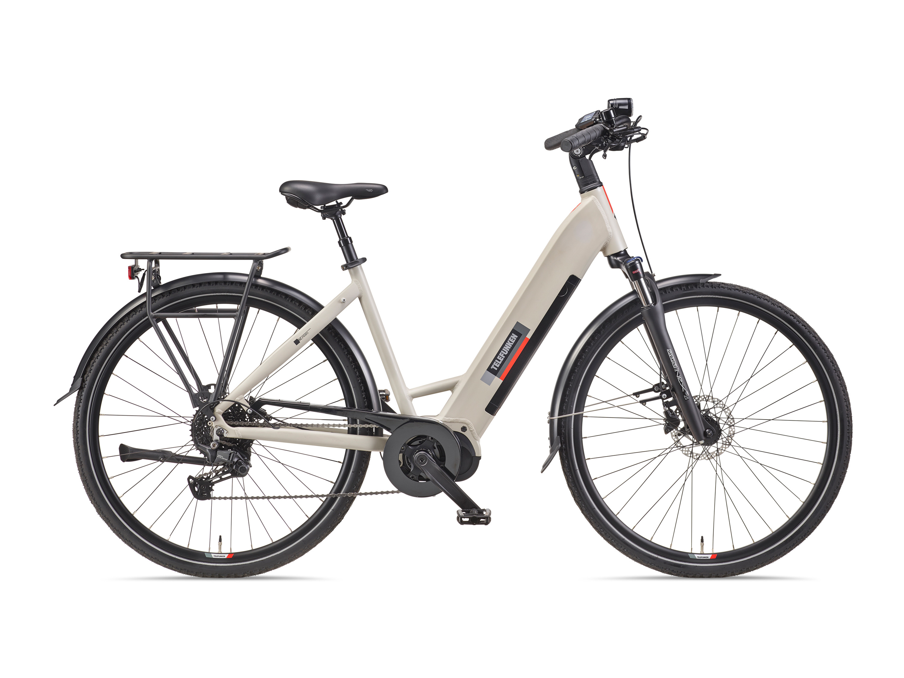 TELEFUNKEN E-Bike City Multitalent RC680 28 Zoll weiß