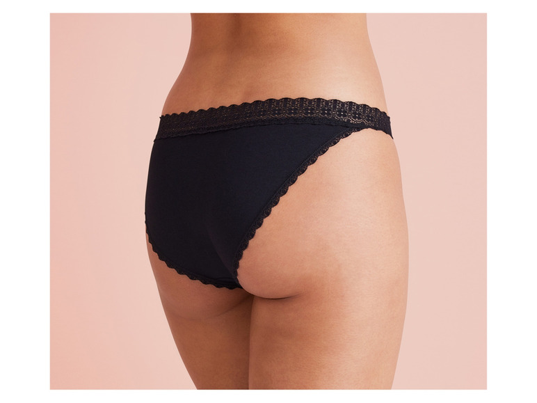 Gehe zu Vollbildansicht: esmara® Damen Slips, 5 Stück, mit Spitze - Bild 24