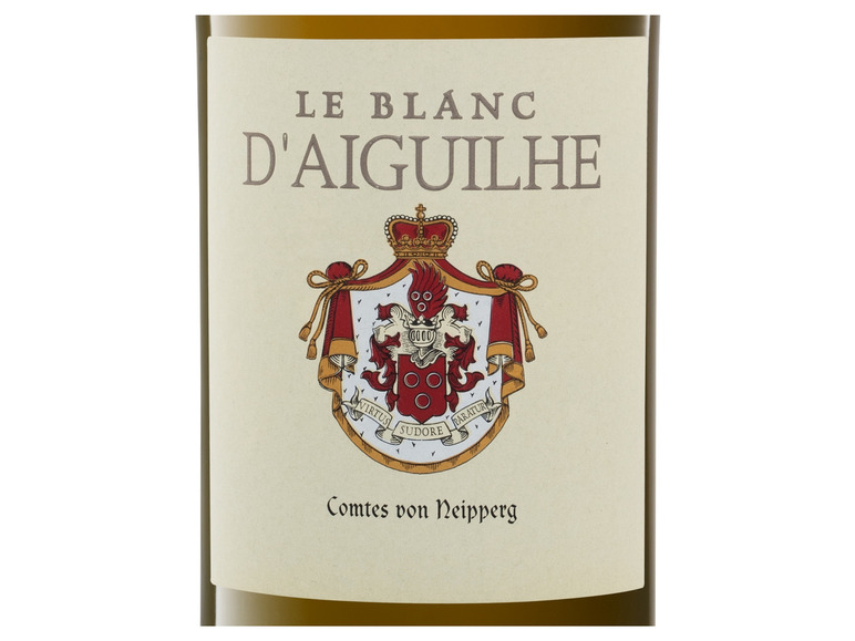 Gehe zu Vollbildansicht: Château d'Aiguilhe Le Blanc d'Aiguilhe Bordeaux Blanc AOC trocken, Weißwein 2023 - Bild 2