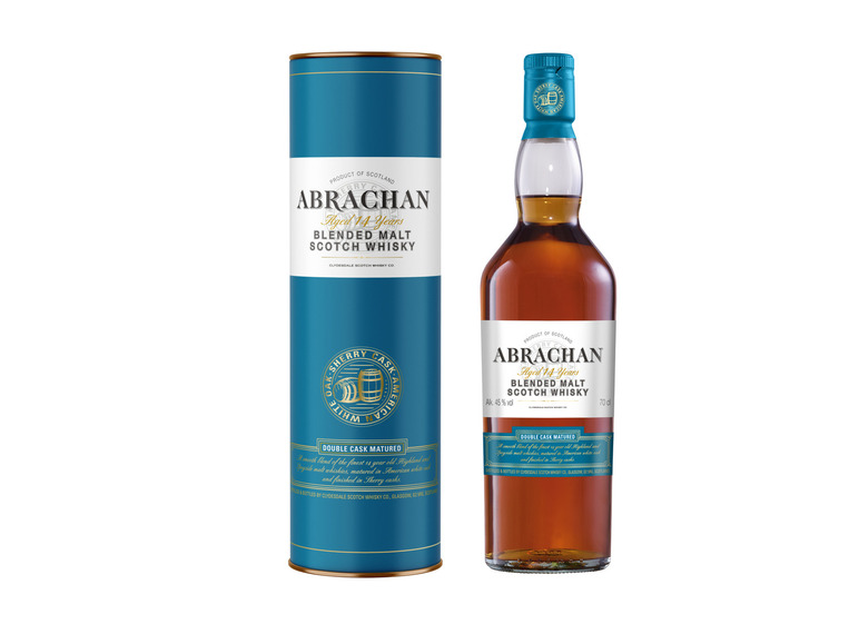 Abrachan Vol Geschenkbox Jahre 45% Malt Whisky Blended mit Scotch Matured Double Cask 14