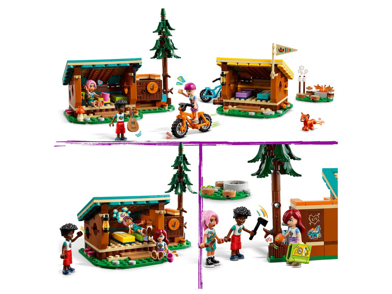 Gehe zu Vollbildansicht: LEGO® Friends 42624 »Gemütliche Hütten im Abenteuercamp« - Bild 4