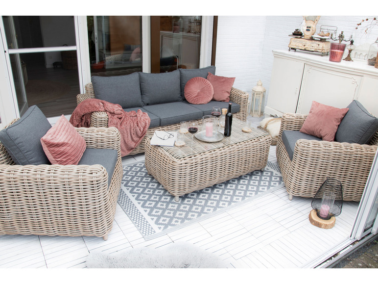 Gehe zu Vollbildansicht: bellavista - Home & Garden® Luxus Loungeset »Merando«, 4-teilig - Bild 4
