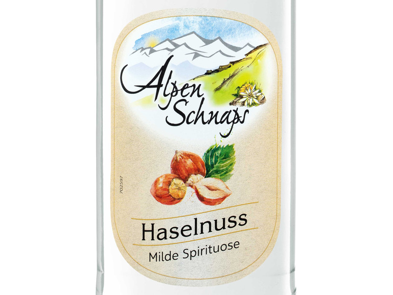 Alpenschnaps Steinbeisser Vol 33% Haselnuss