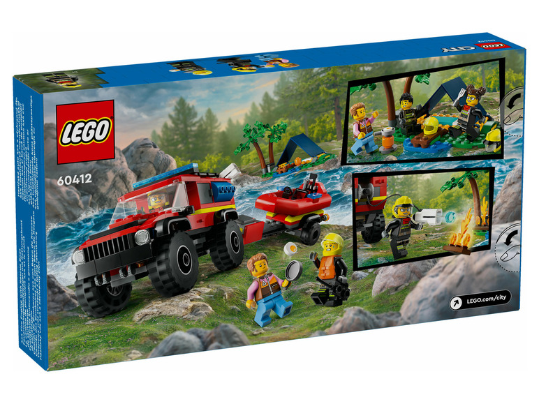 Gehe zu Vollbildansicht: LEGO® City 60412 »Feuerwehrgeländewagen mit Rettungsboot« - Bild 6