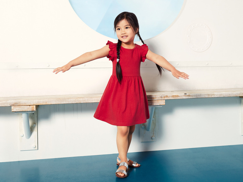 Gehe zu Vollbildansicht: lupilu® Kleinkinder Kleid mit Crinkle-Struktur - Bild 10