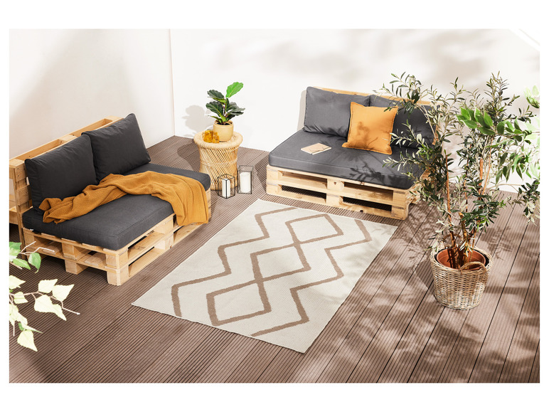 Gehe zu Vollbildansicht: LIVARNO home Outdoorteppich, 120 x 180 cm - Bild 3